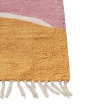Dywan bawełniany 140 x 200 cm wielokolorowy z różowym XINALI Lumarko!