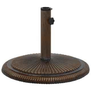 Podstawa pod parasol, brązowa, 45x45x30 cm, żeliwo Lumarko!