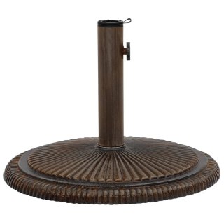 Podstawa pod parasol, brązowa, 45x45x30 cm, żeliwo Lumarko!