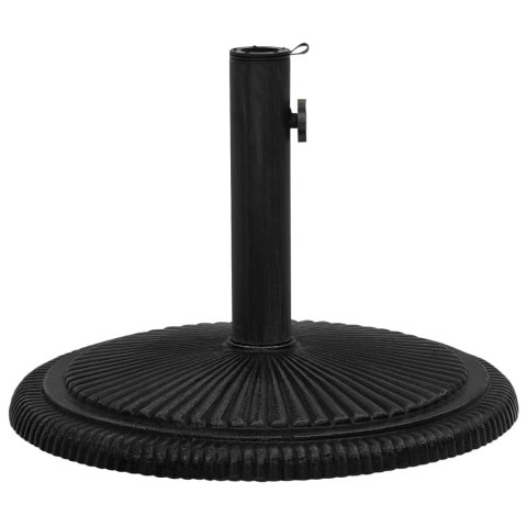 Podstawa pod parasol, czarna, 45x45x30 cm, żeliwo Lumarko!