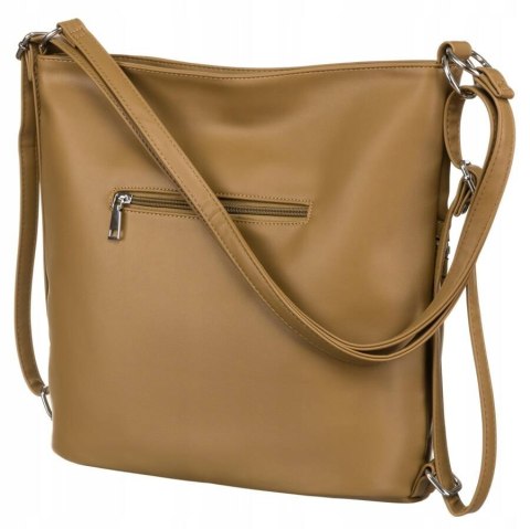 Klasyczna, Pojemna Torebka Damska Ze Skóry Ekologicznej Lumarko!