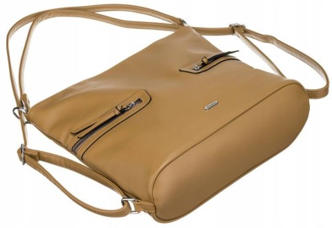 Klasyczna, Pojemna Torebka Damska Ze Skóry Ekologicznej Lumarko!