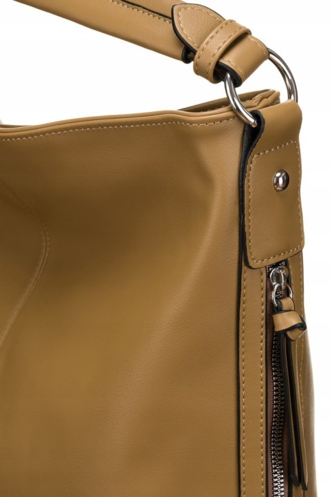 Klasyczna shopperka damska ze skóry ekologicznej Lumarko!