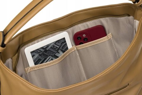 Klasyczna shopperka damska ze skóry ekologicznej Lumarko!