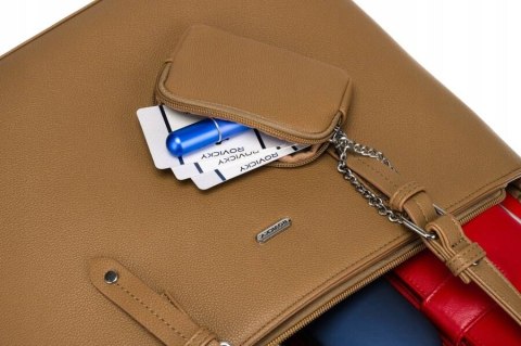 Shopperka Damska Ze Skóry Ekologicznej Z Dodatkową Portmonetką Lumarko!