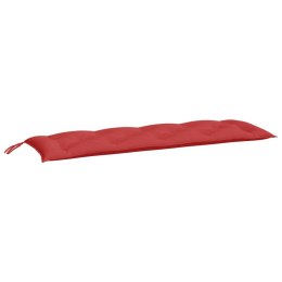 Poduszka na ławkę ogrodową, czerwona, 150x50x7 cm, tkanina Lumarko!