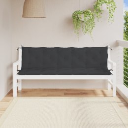 Poduszki na ławkę ogrodową, 2 szt., czarna, tkanina Oxford Lumarko!