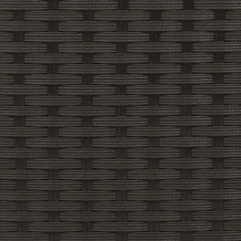 Leżanka z zadaszeniem i poduszkami, czarna, polirattan Lumarko!