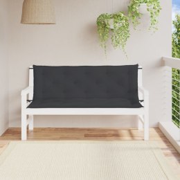 Poduszki na ławkę ogrodową, 2 szt., czarna, tkanina Oxford Lumarko!