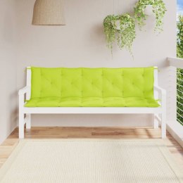Poduszki na ławkę ogrodową, 2szt., jasnozielona, tkanina Oxford Lumarko!