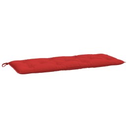 Poduszka na ławkę ogrodową, czerwona, 120x50x7 cm, tkanina Lumarko!