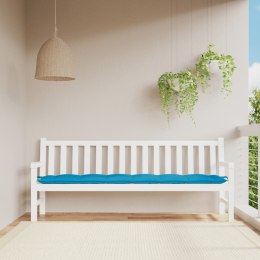 Poduszka na ławkę ogrodową, niebieska, 200x50x7 cm, tkanina Lumarko!