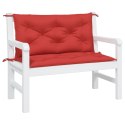 Poduszki na ławkę ogrodową, 2 szt., czerwona, tkanina Oxford Lumarko!