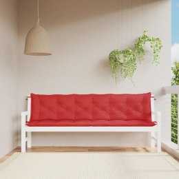 Poduszki na ławkę ogrodową, 2 szt., czerwona, tkanina Oxford Lumarko!
