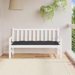 Poduszka na ławkę ogrodową, czarna, 150x50x7 cm, tkanina Lumarko!