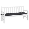 Poduszka na ławkę ogrodową, czarna, 150x50x7 cm, tkanina Lumarko!