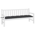 Poduszka na ławkę ogrodową, czarna, 180x50x7 cm, tkanina Lumarko!