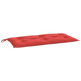 Poduszka na ławkę ogrodową, czerwona, 110x50x7 cm, tkanina Lumarko!