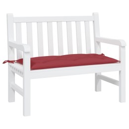 Poduszka na ławkę ogrodową, winna czerwień 100x50x7 cm, tkanina Lumarko!