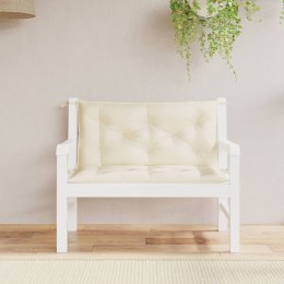 Poduszki na ławkę ogrodową, 2 szt., kremowe, 100x50x7 cm Lumarko!