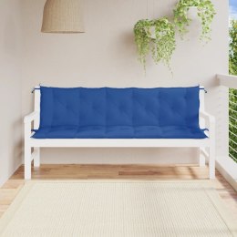 Poduszki na ławkę ogrodową, 2 szt., niebieska, tkanina Oxford Lumarko!