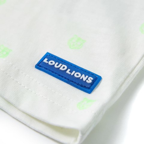 Koszulka dziecięca z krótkimi rękawami, ecru, 116 Lumarko! #