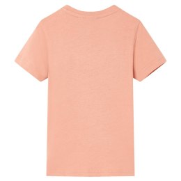 Koszulka dziecięca z krótkimi rękawami, jasnopomarańczowa, 128 Lumarko!