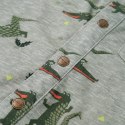 Koszula dziecięca z krótkimi rękawami, jasne khaki melanżowe, 128 Lumarko!