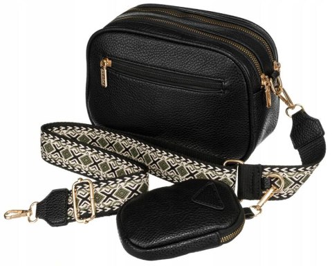 Listonoszka damska ze skóry ekologicznej z odpinaną portmonetką Lumarko!