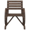 Krzesła ogrodowe, 2 szt., 58x58x78,5 cm, lite drewno jodłowe Lumarko!