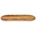 Blat stołu, 110x50x3,8 cm, owalny, surowe drewno mango Lumarko!