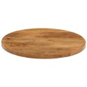 Blat stołu, Ø 40x3,8 cm, okrągły, surowe drewno mango Lumarko!
