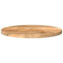Blat stołu, Ø 40x3,8 cm, okrągły, surowe lite drewno mango Lumarko!
