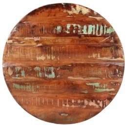 Blat stołu, Ø 90x3,8 cm, okrągły, lite drewno z odzysku Lumarko!