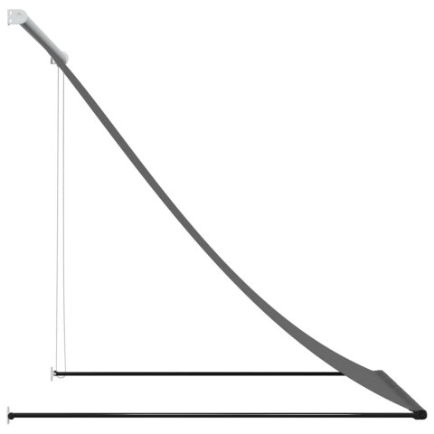 Markiza zwijana, antracytowa, 150x150 cm, tkanina i stal Lumarko!