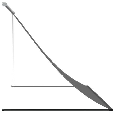 Markiza zwijana, antracytowa, 250x150 cm, tkanina i stal Lumarko!