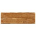 Ławka z naturalną krawędzią drewna, 105 cm, drewno akacjowe Lumarko!