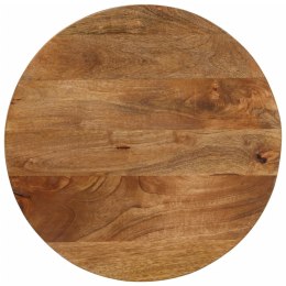 Blat stołu, Ø 60x2,5 cm, okrągły, surowe drewno mango Lumarko!