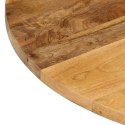 Blat stołu, Ø 60x2,5 cm, okrągły, surowe lite drewno mango Lumarko!