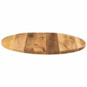 Blat stołu, Ø 80x3,8 cm, okrągły, surowe lite drewno mango Lumarko!