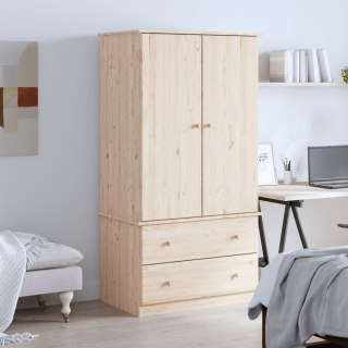 Szafa, 90x55x170 cm, lite drewno sosnowe Lumarko!