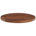 Blat stołu, Ø 60x3,8 cm, okrągły, lite drewno z odzysku Lumarko!