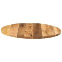 Blat stołu, Ø 70x3,8 cm, okrągły, surowe lite drewno mango Lumarko!
