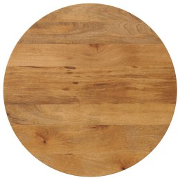 Blat stołu, Ø 80x3,8 cm, okrągły, lite drewno mango Lumarko!
