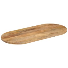 Blat stołu, 110x50x3,8 cm, owalny, lite drewno mango Lumarko!