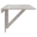 Składany stolik kawowy, szarość betonu, 100x60x56 cm Lumarko!