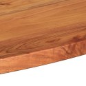 Blat do stołu, 90x40x2,5 cm, owalny, lite drewno akacjowe Lumarko!
