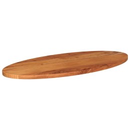 Blat do stołu, 90x40x3,8 cm, owalny, lite drewno akacjowe Lumarko!