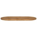 Blat stołu, 110x40x2,5 cm, owalny, lite drewno mango Lumarko!