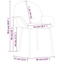 Krzesła stołowe, 2 szt., jasnozielone, aksamitne Lumarko!
